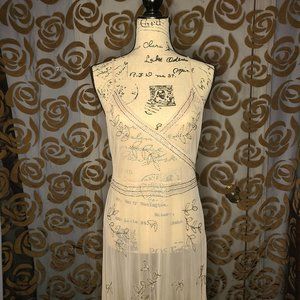 Elegant See-Through Maxi Dress